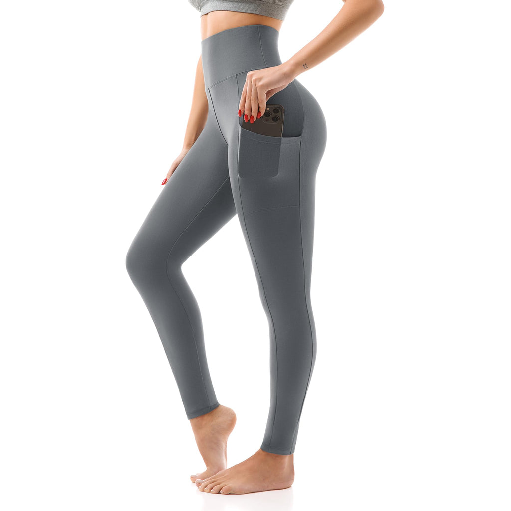 SINOPHANT High Waisted Leggings Women with Pockets | Women, Full Length, Buttery Soft Stretchy, Yoga Pants