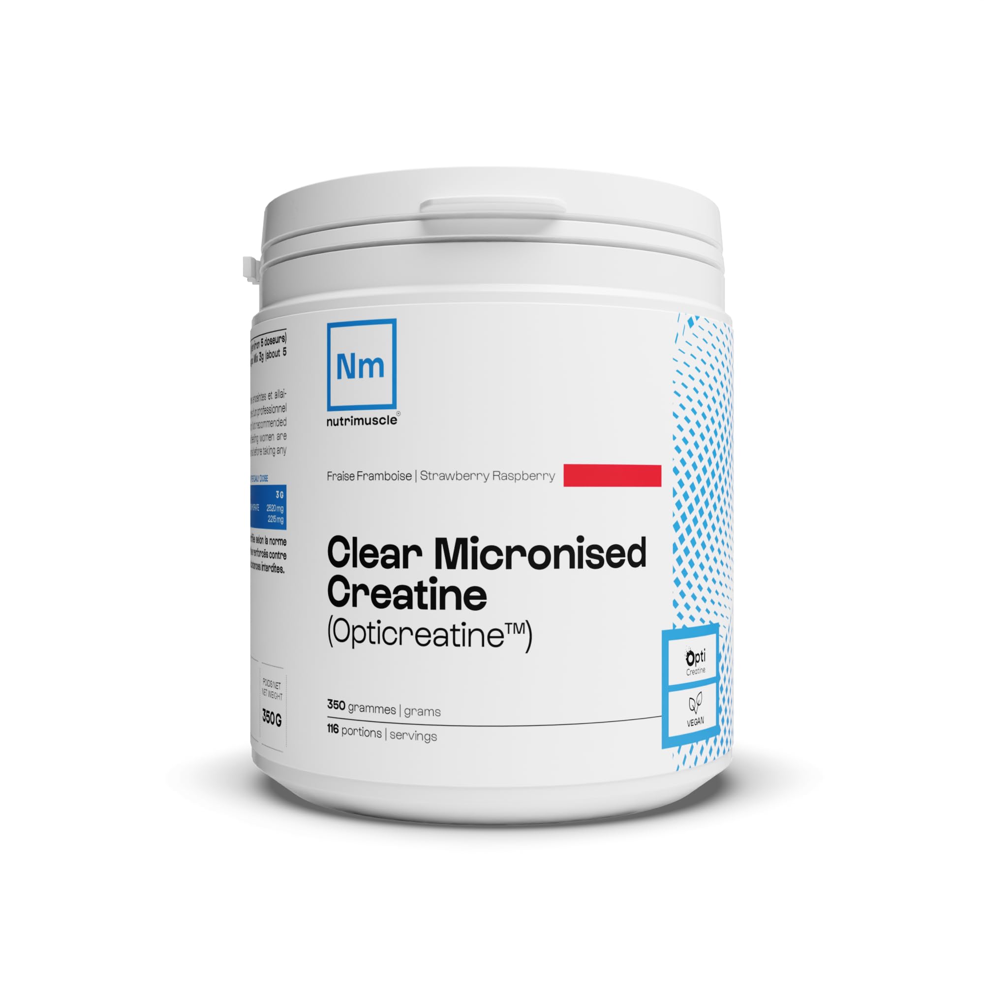 Nutrimuscle Créatine Monohydrate Creapure 120 Gélules | Prise Masse Musculaire & Force - Creatine 100% Pure - Sport et Musculation - Complément Idéal à la Whey Protéine - Gélules
