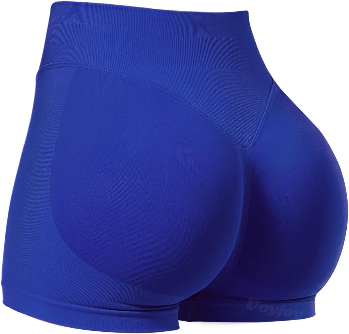 VOYJOY Women Workout Impact Shorts 2.5"/ 3.6"/ 4.5"/ 6" Scrunch Butt Booty | Tummy Control, High Waisted, Bike Short, Gentle Compression, for Women