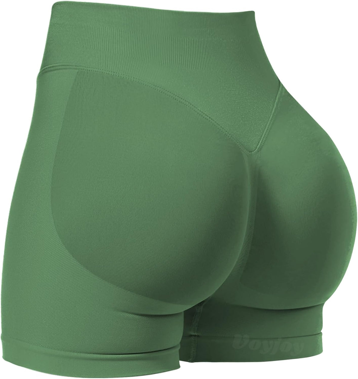 VOYJOY Women Workout Impact Shorts 2.5"/ 3.6"/ 4.5"/ 6" Scrunch Butt Booty | Tummy Control, High Waisted, Bike Short, Gentle Compression, for Women
