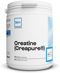 Nutrimuscle Créatine Monohydrate Creapure 120 Gélules | Prise Masse Musculaire & Force - Creatine 100% Pure - Sport et Musculation - Complément Idéal à la Whey Protéine - Gélules