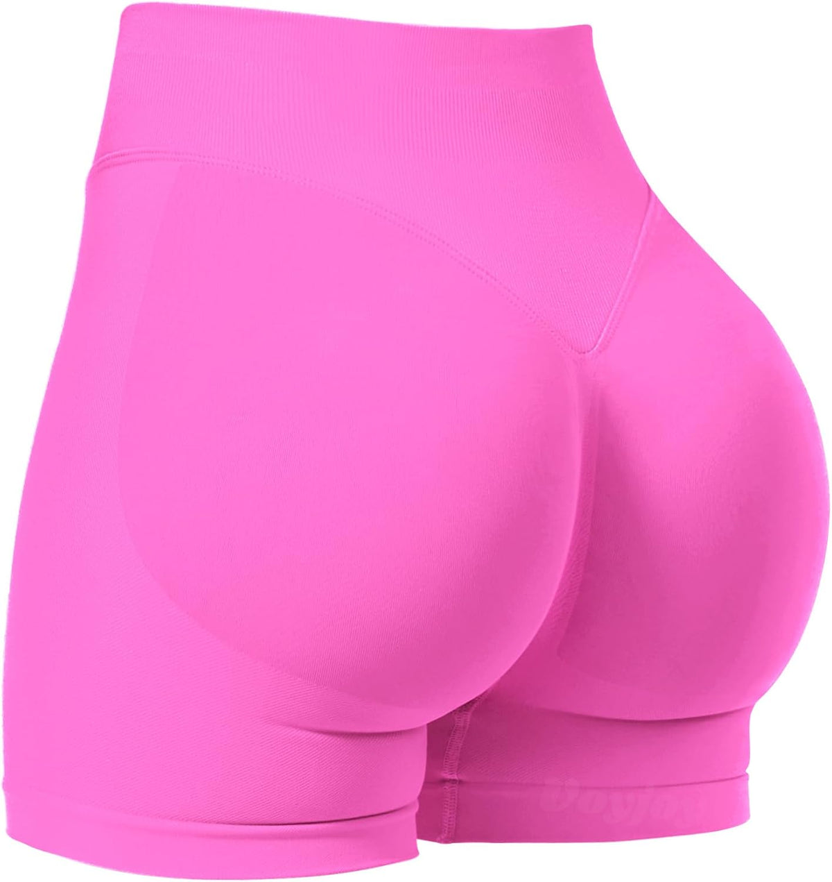 VOYJOY Women Workout Impact Shorts 2.5"/ 3.6"/ 4.5"/ 6" Scrunch Butt Booty | Tummy Control, High Waisted, Bike Short, Gentle Compression, for Women