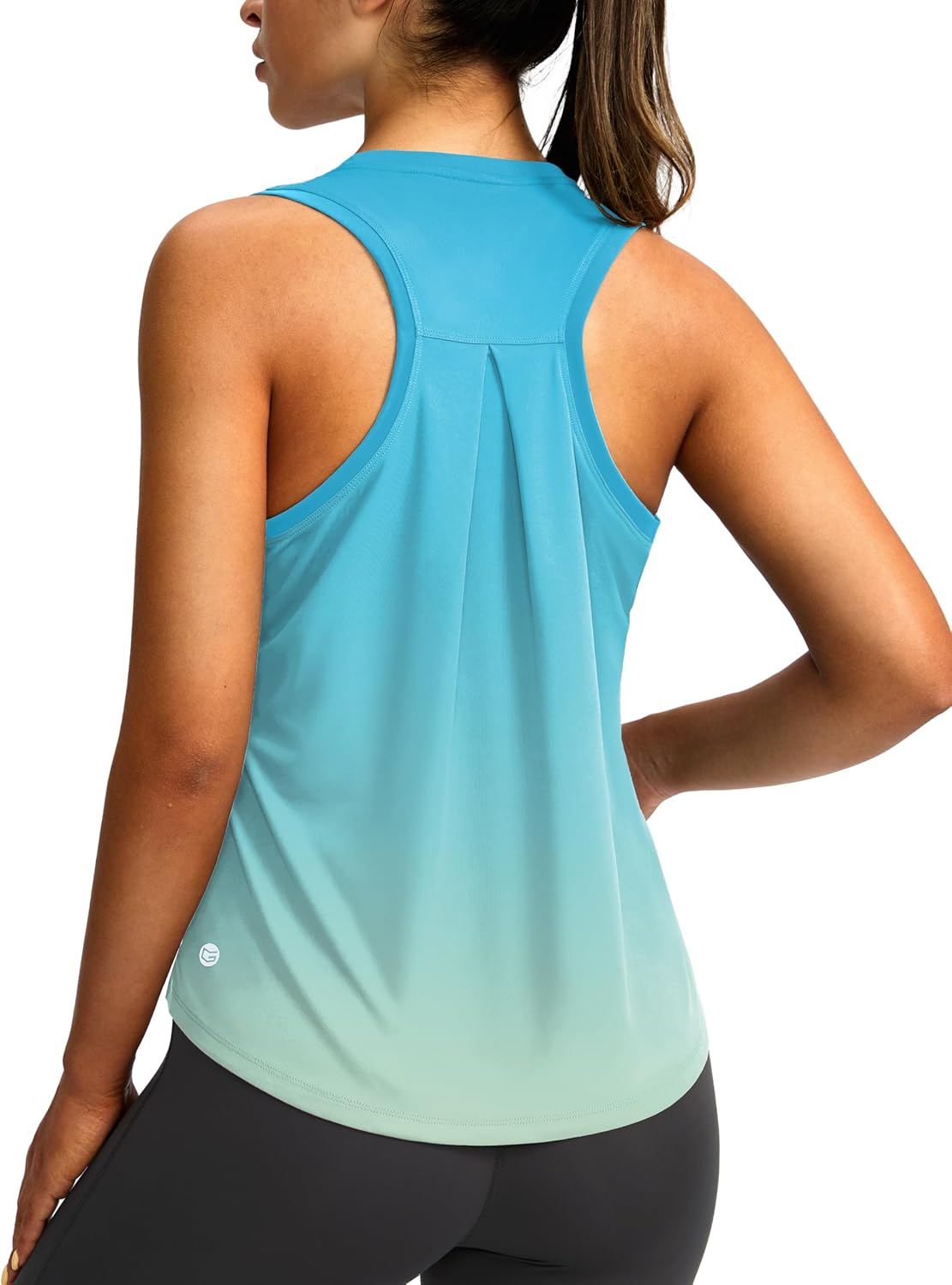 G Gradual Women's Workout Tops Racerback Athletic Tank Tops | Sleeveless, Loose Fit, Crew Neck, Ultra-soft, Moisture Wicking, Yoga Running Gym Shirts for Women