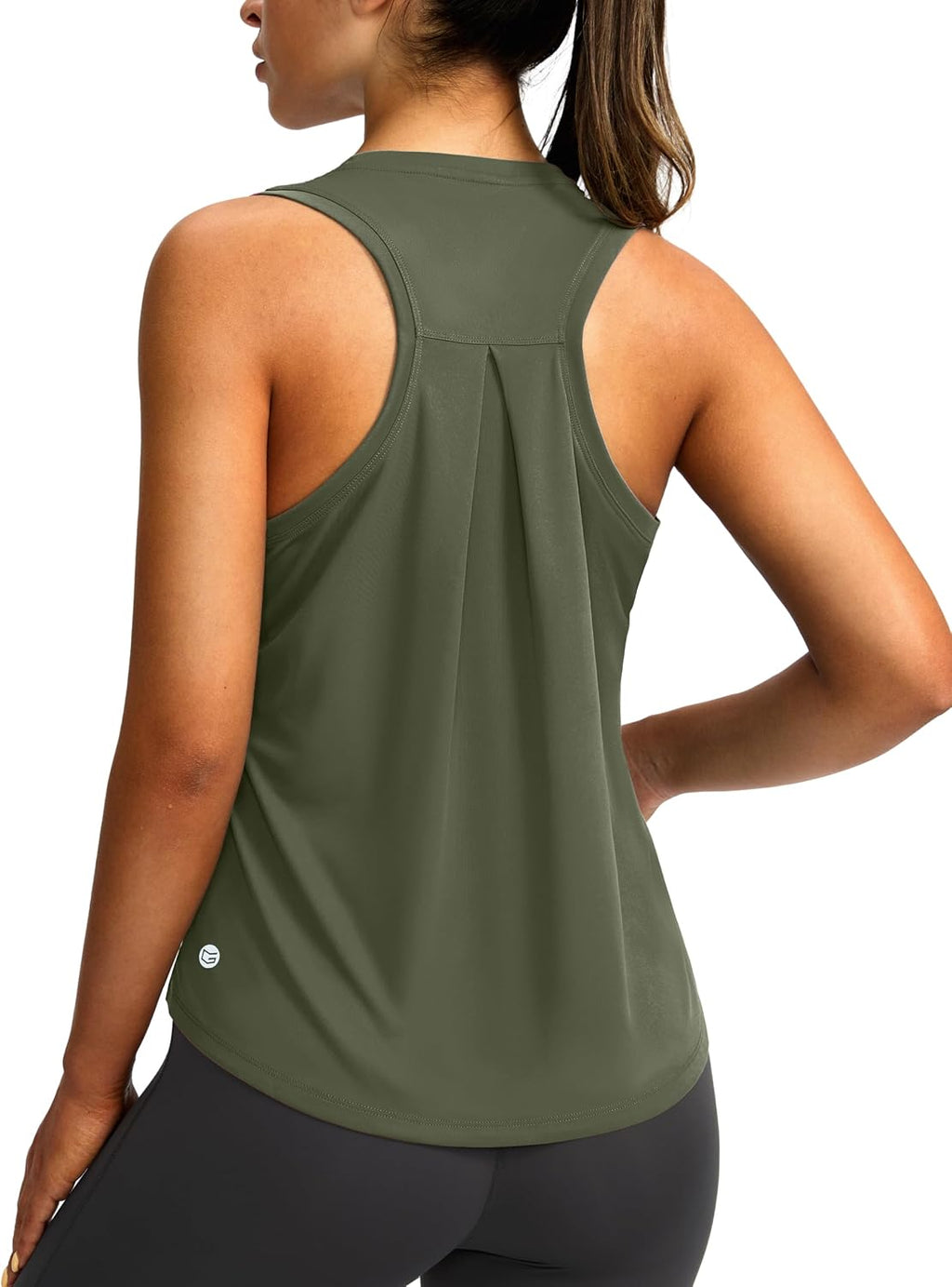 G Gradual Women's Workout Tops Racerback Athletic Tank Tops | Sleeveless, Loose Fit, Crew Neck, Ultra-soft, Moisture Wicking, Yoga Running Gym Shirts for Women