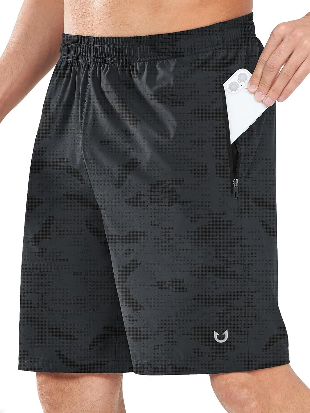 NORTHYARD Men's Athletic Running Shorts Quick Dry Lightweight Zip Pockets | 5", 7", 9" Inseam, Unlined, Adjustable Waist, Moisture Wicking, 4-Way Stretch, UPF 50+, Workout Gym Tennis Basketball Hiking