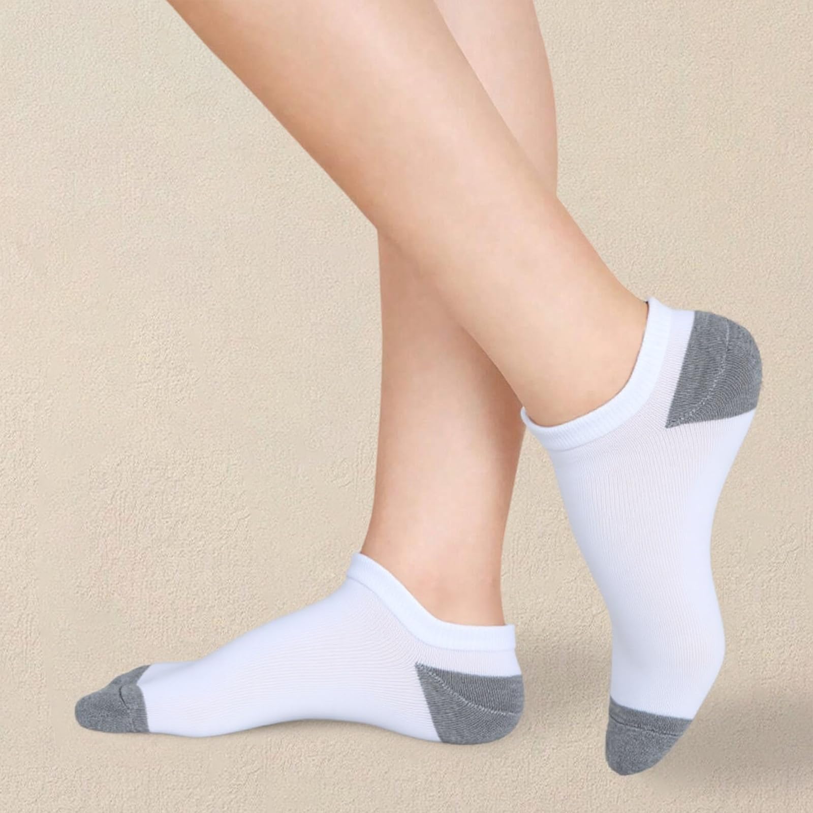 12-30 Pairs Low Cut Ankle Socks for Women No Show Casual Breathable Athletic Socks Bulk for Sport
