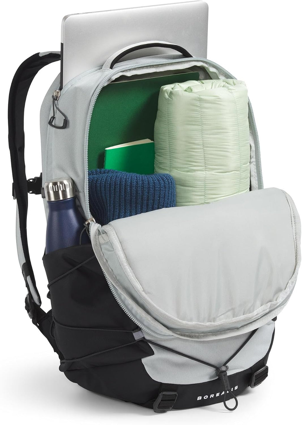 The North Face Vault Everyday Laptop Backpack - PFAS Free, Clay Grey/New Taupe Green, One Size