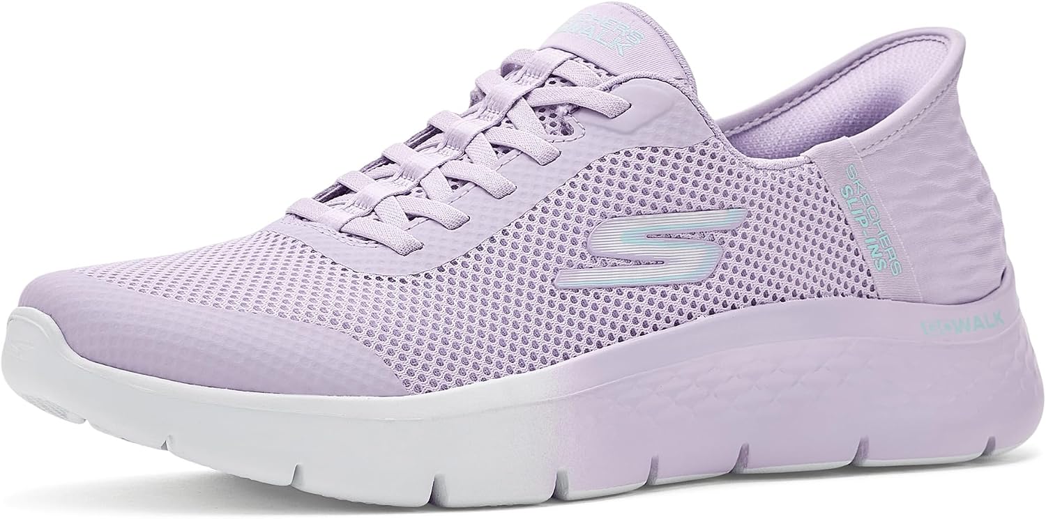 Skechers Women's Go Walk Flex Grand Entry | Hands Free Slip-Ins, Air-Cooled Memory Foam Insole, ULTRA GO Cushioning, Machine Washable, Vegan