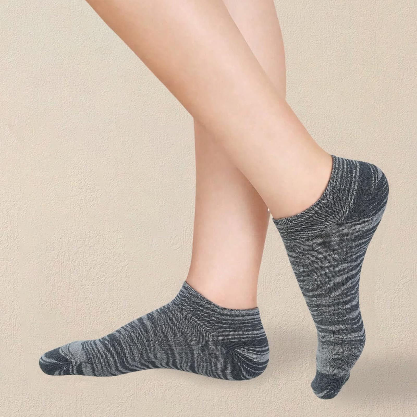 12-30 Pairs Low Cut Ankle Socks for Women No Show Casual Breathable Athletic Socks Bulk for Sport