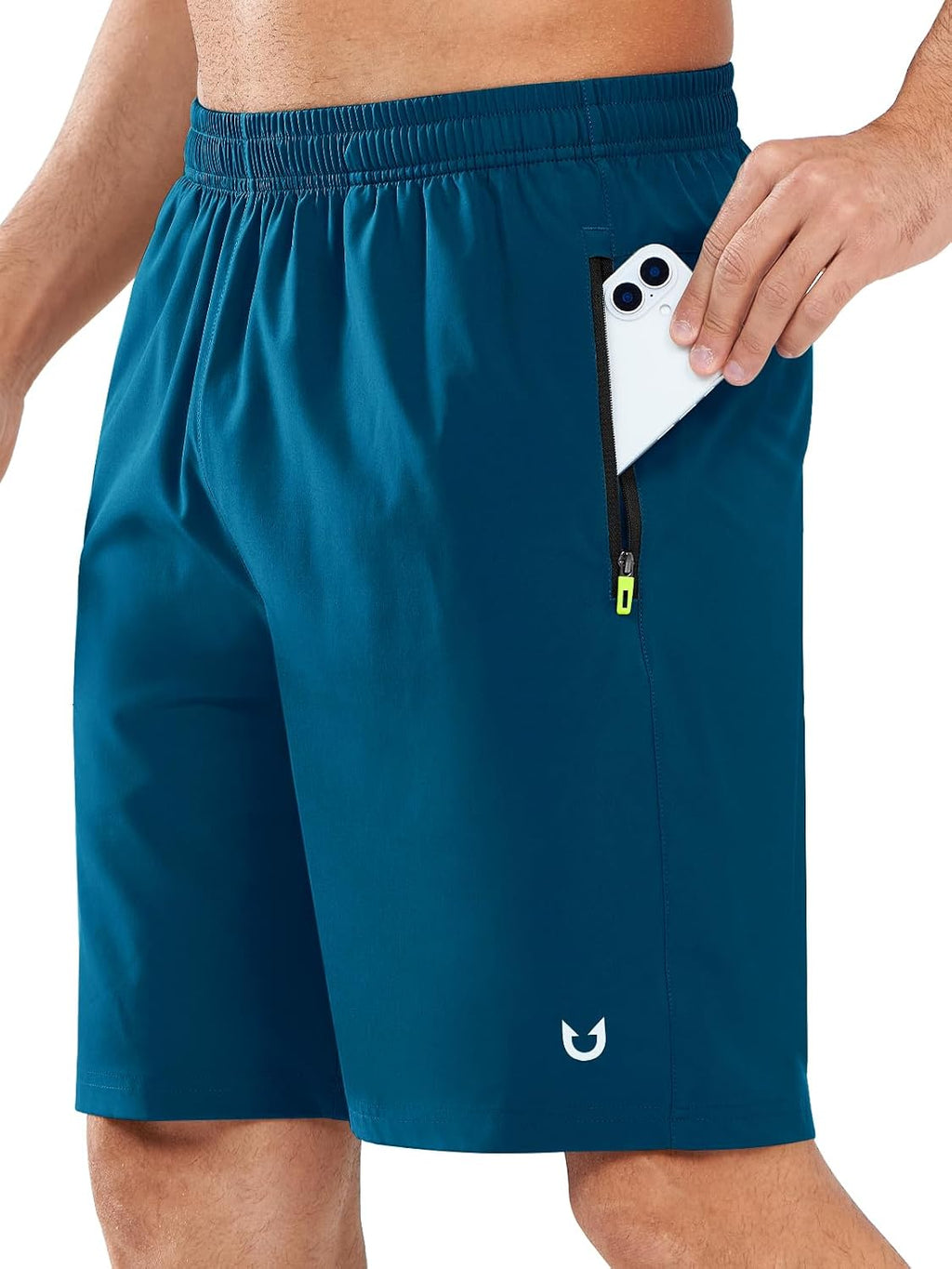NORTHYARD Men's Athletic Running Shorts Quick Dry Lightweight Zip Pockets | 5", 7", 9" Inseam, Unlined, Adjustable Waist, Moisture Wicking, 4-Way Stretch, UPF 50+, Workout Gym Tennis Basketball Hiking
