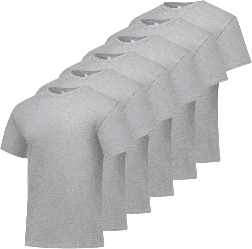 Hanes Men's T-Shirt Pack - 4 or 6 Pack - Essential-T Crewneck Cotton T-Shirts - Everyday Men's Clothing - Big & Tall
