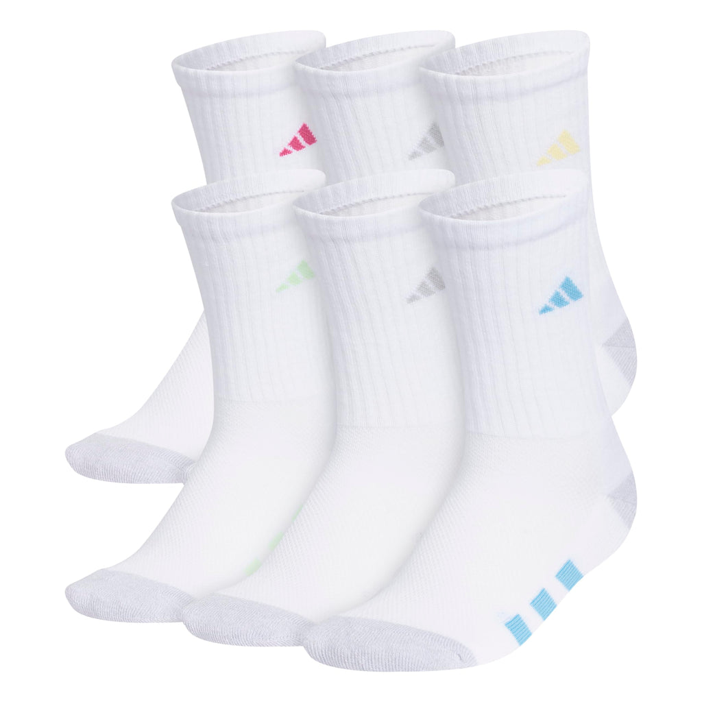 adidas Kids Athletic Cushioned 6-Pack Crew (Little Kid/Big Kid/Adult)