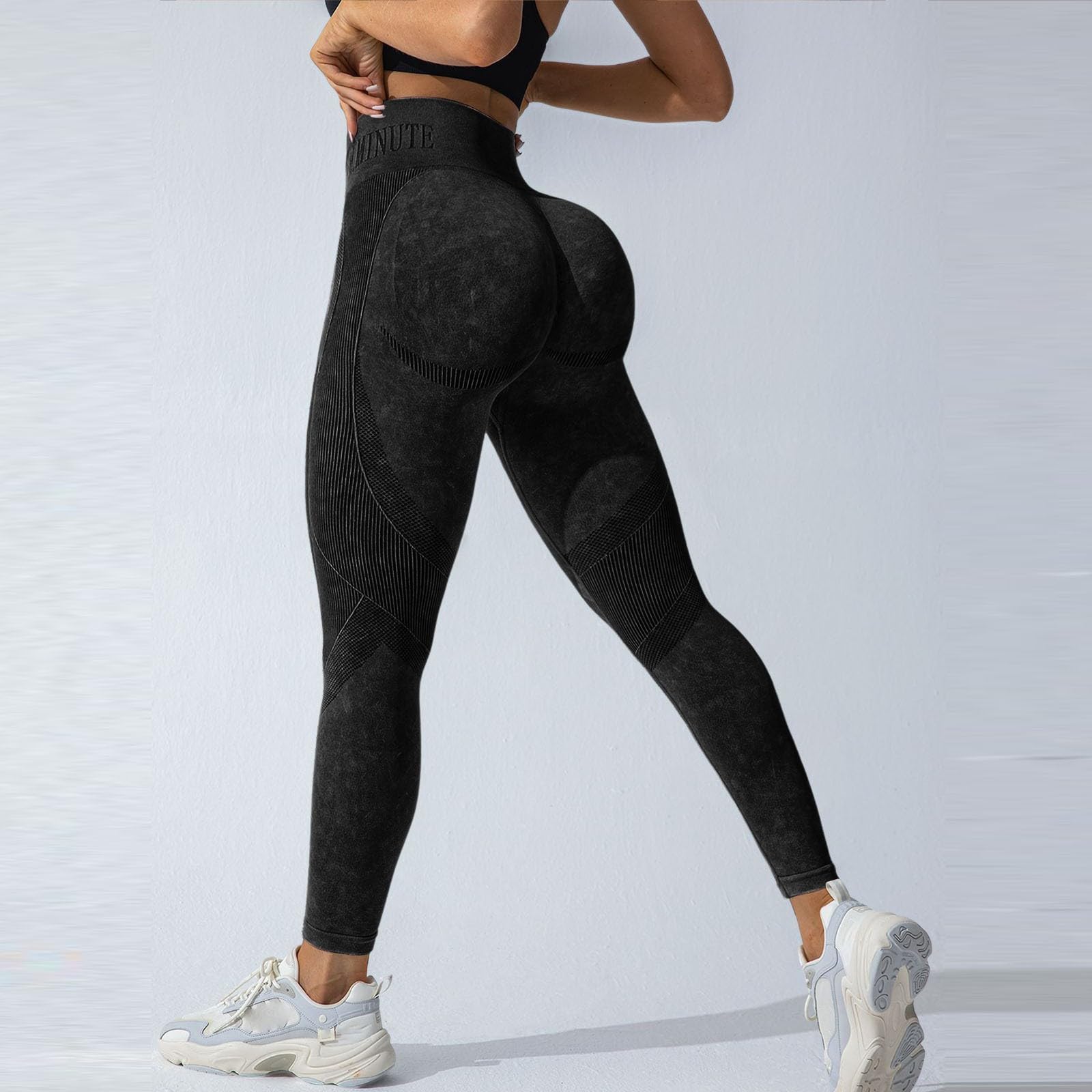 riou 3D Anti-Cellulite Leggings, Women's 3D Compression, High Waist Slimming, Seamless, Sports Pants for Running, Yoga Fitness Sports Pants