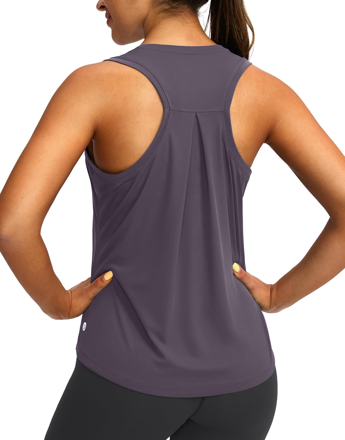 G Gradual Women's Workout Tops Racerback Athletic Tank Tops | Sleeveless, Loose Fit, Crew Neck, Ultra-soft, Moisture Wicking, Yoga Running Gym Shirts for Women