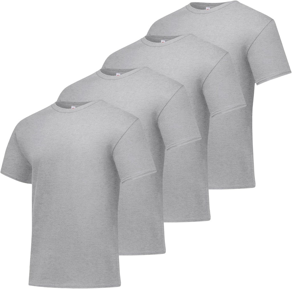 Hanes Men's T-Shirt Pack - 4 or 6 Pack - Essential-T Crewneck Cotton T-Shirts - Everyday Men's Clothing - Big & Tall
