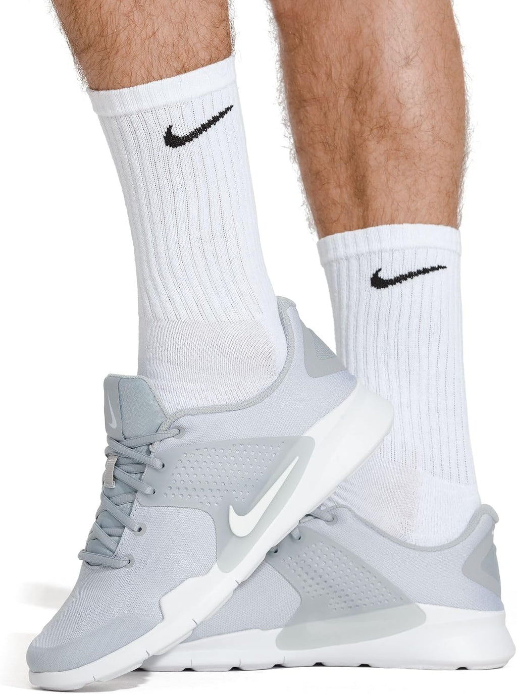 Nike Unisex Adult Everyday Cushioned Training Crew Socks (6-Pack) | Mens and Womens