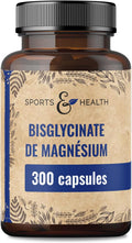 Magnésium Bisglycinate en Gélules 300-400mg par Portion Quotidienne Végan | Hautement Dosées Haute Absorption - Forme Chélatée Facilement Assimilable - Format Complet et Pratique au Quotidien