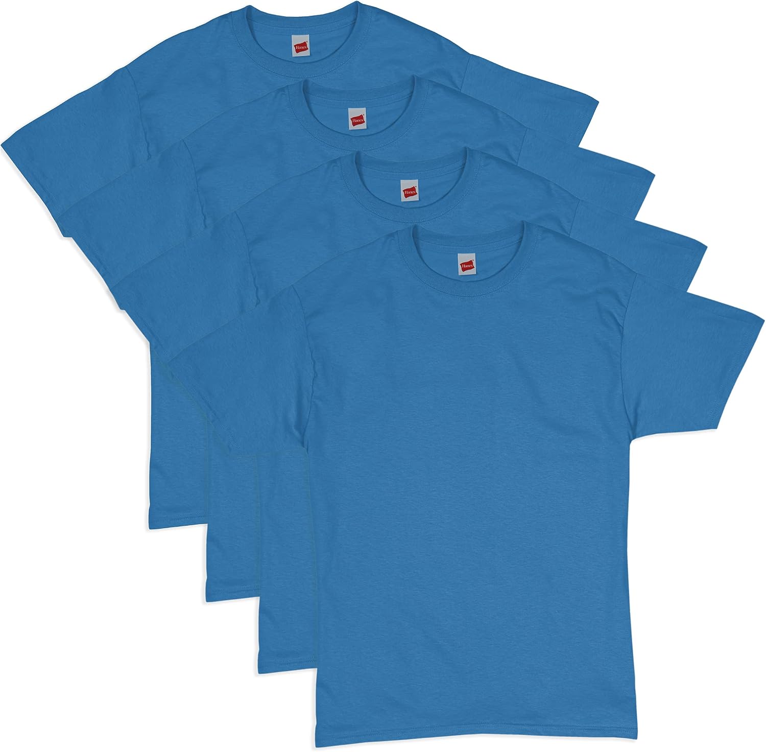 Hanes Men's T-Shirt Pack - 4 or 6 Pack - Essential-T Crewneck Cotton T-Shirts - Everyday Men's Clothing - Big & Tall