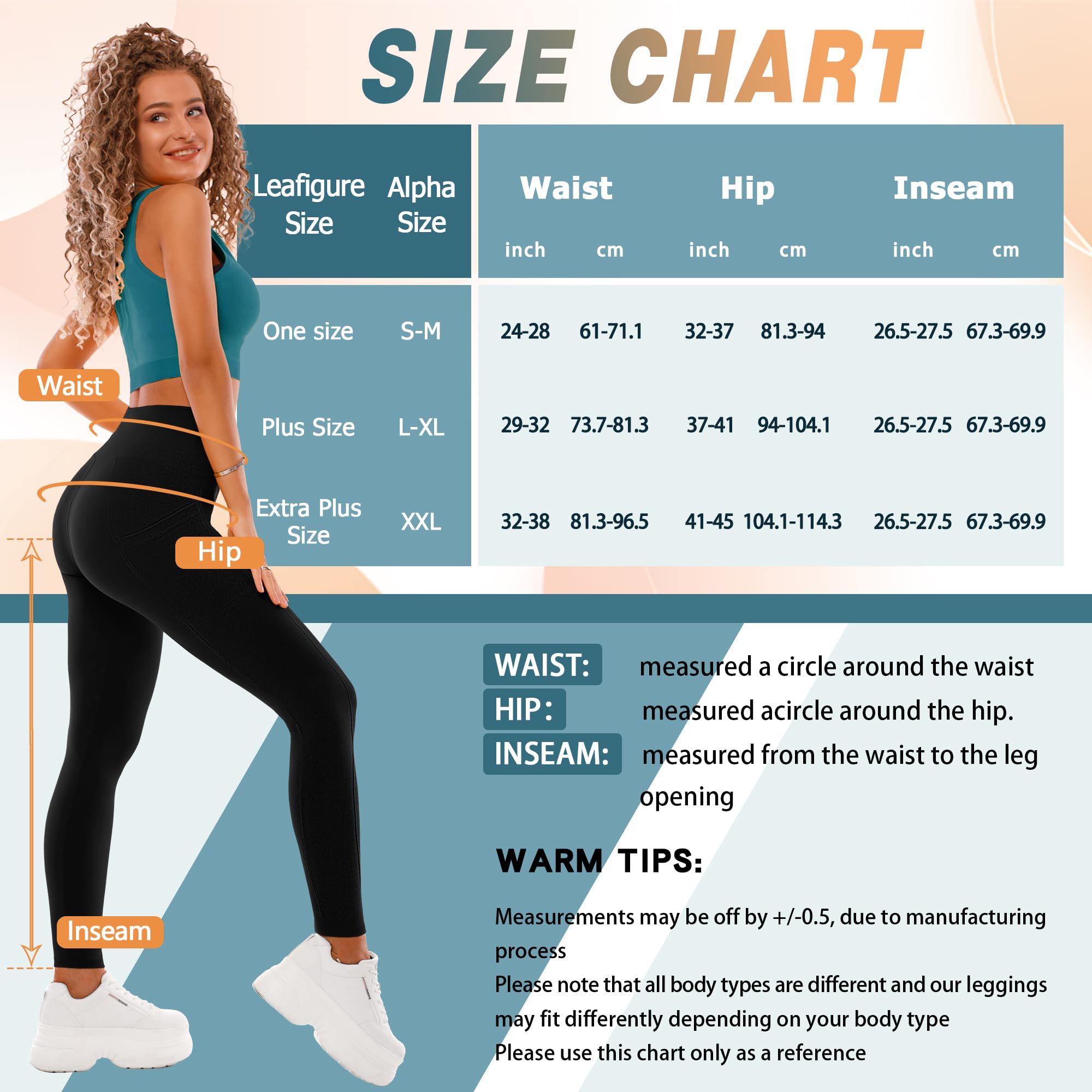 SINOPHANT High Waisted Leggings Women with Pockets | Women, Full Length, Buttery Soft Stretchy, Yoga Pants