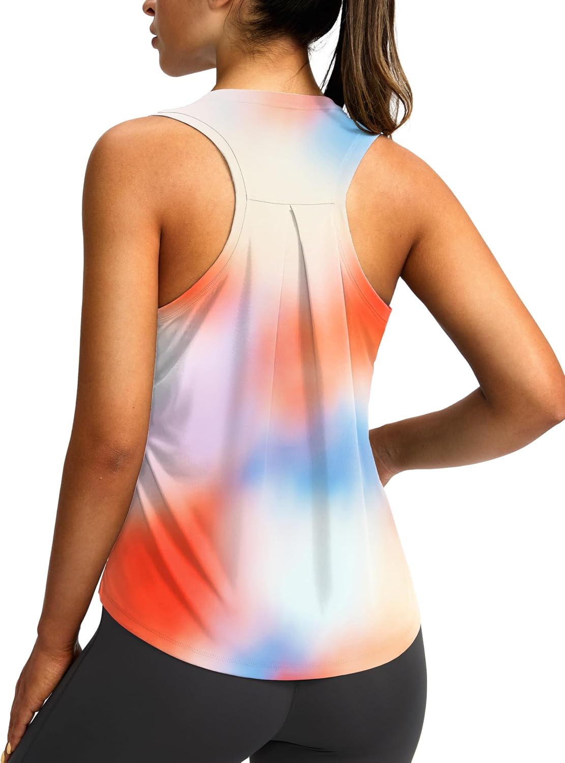 G Gradual Women's Workout Tops Racerback Athletic Tank Tops | Sleeveless, Loose Fit, Crew Neck, Ultra-soft, Moisture Wicking, Yoga Running Gym Shirts for Women