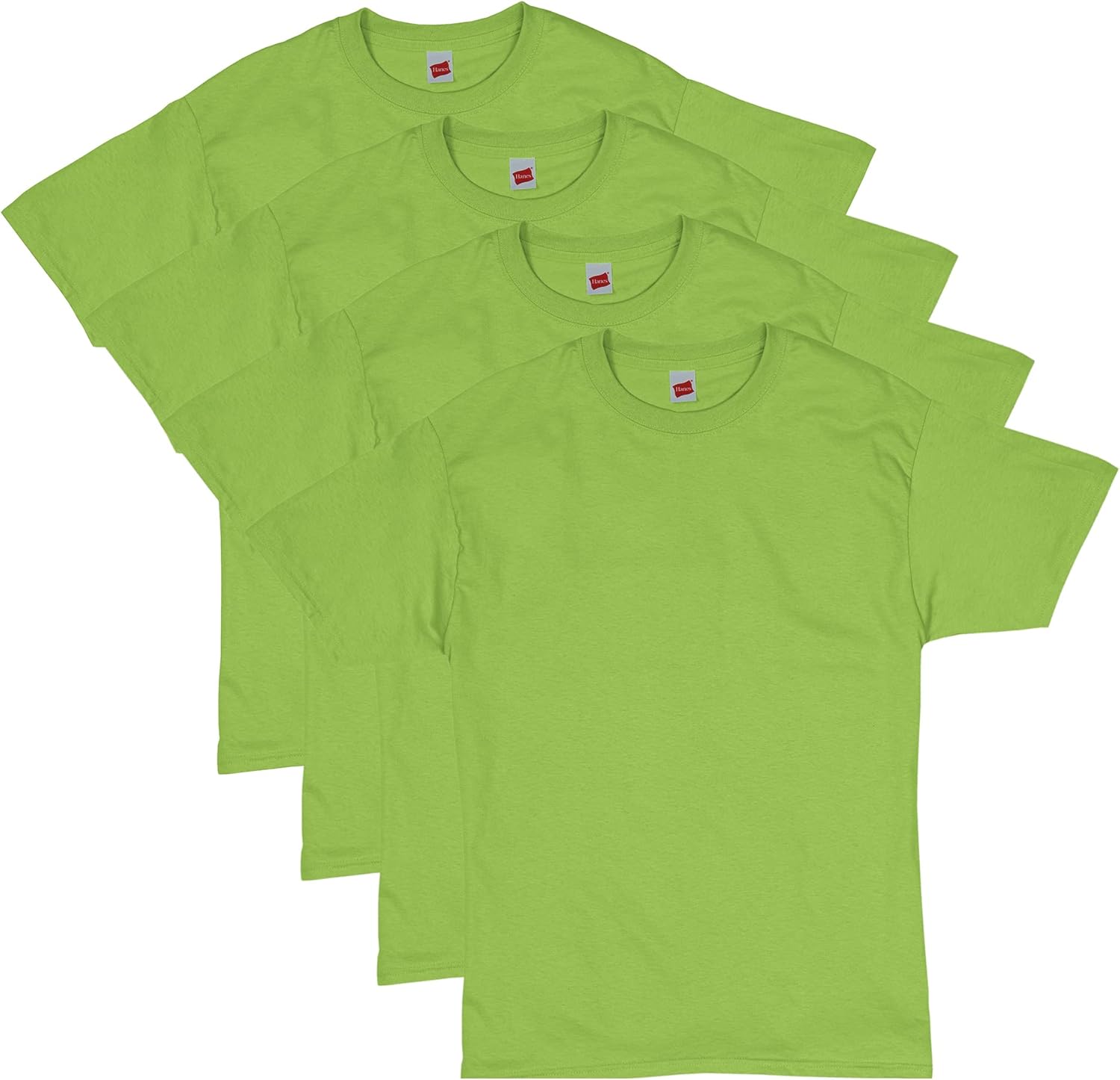 Hanes Men's T-Shirt Pack - 4 or 6 Pack - Essential-T Crewneck Cotton T-Shirts - Everyday Men's Clothing - Big & Tall