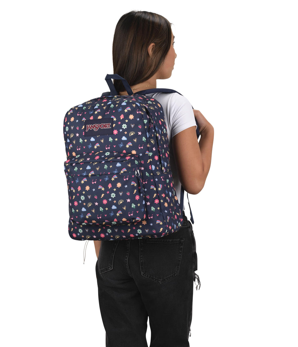 JanSport SuperBreak One Backpack - Durable, Lightweight Bag with 1 Main Compartment, Front Utility Pocket with Built-in Organizer, Premium Backpack, Grounded Grey