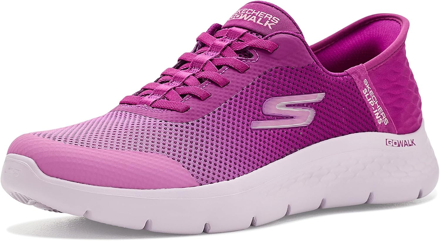 Skechers Women's Go Walk Flex Grand Entry | Hands Free Slip-Ins, Air-Cooled Memory Foam Insole, ULTRA GO Cushioning, Machine Washable, Vegan