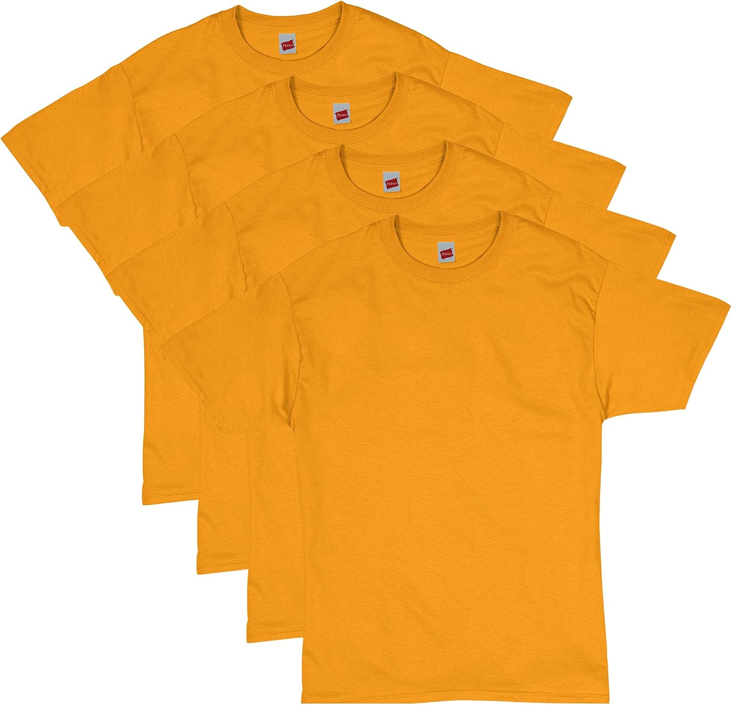 Hanes Men's T-Shirt Pack - 4 or 6 Pack - Essential-T Crewneck Cotton T-Shirts - Everyday Men's Clothing - Big & Tall