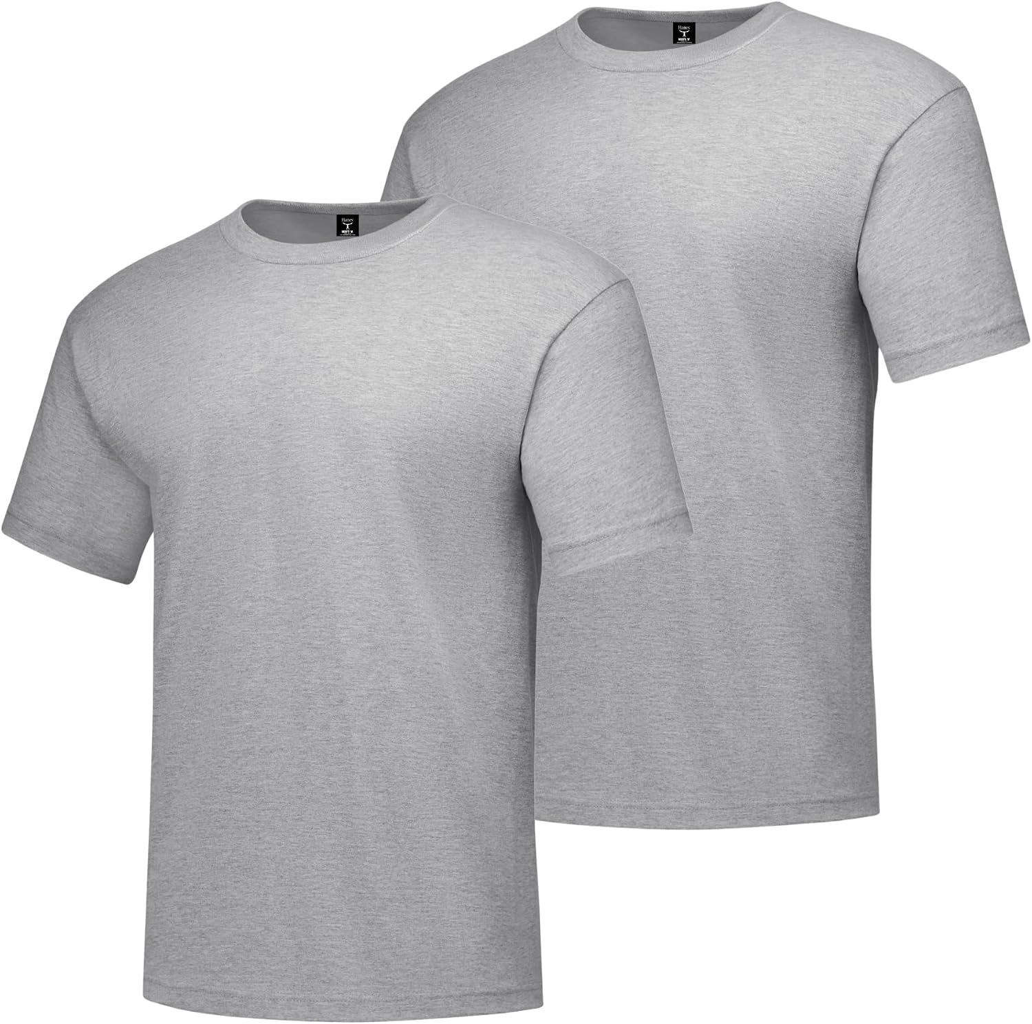 Hanes Men's Beefy-T T-Shirt, Heavyweight Cotton T-Shirts for Men, 1 or 2 Pack, Men's Tees (Tall