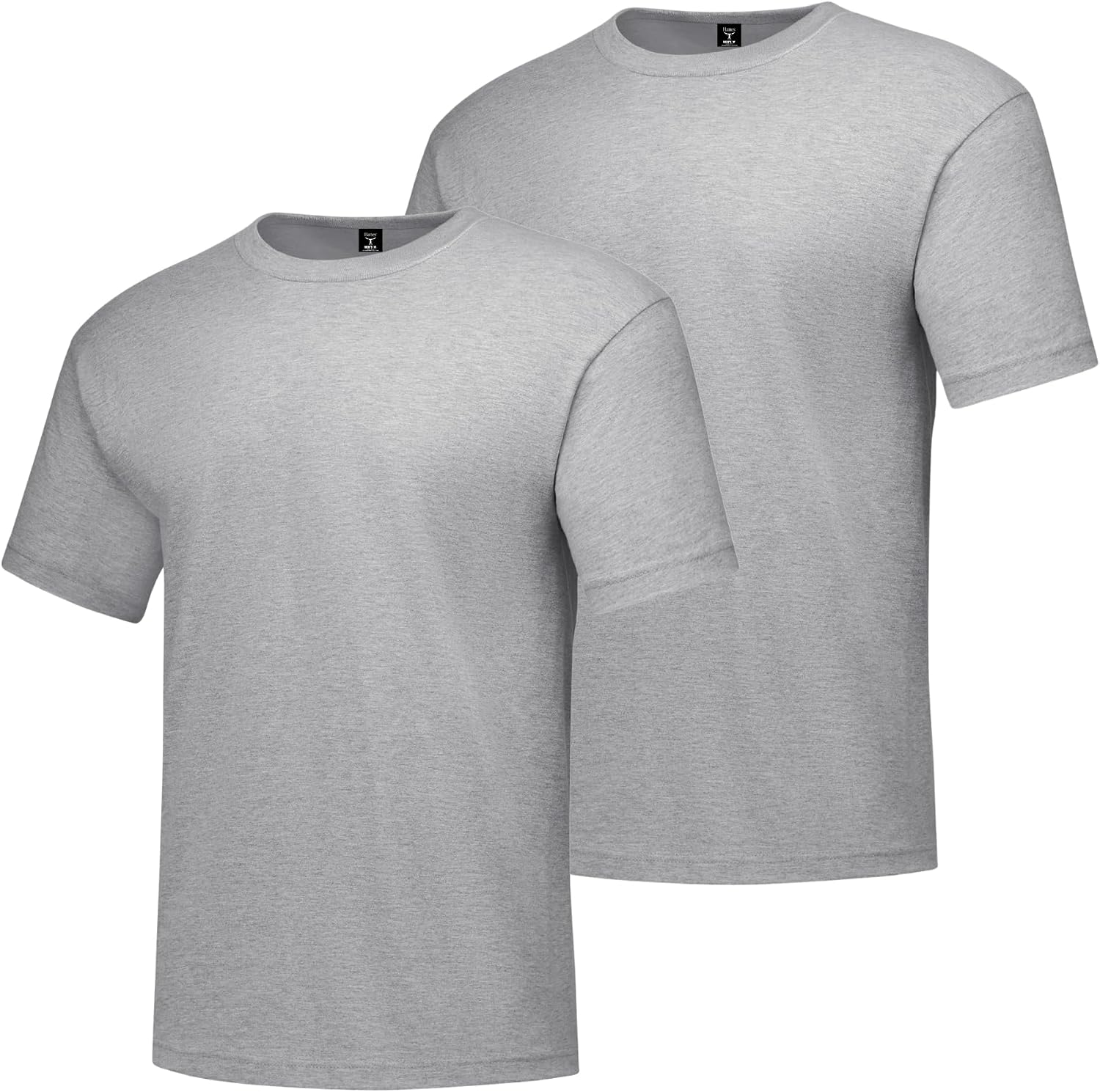 Hanes Men's Beefy-T T-Shirt, Heavyweight Cotton T-Shirts for Men, 1 or 2 Pack, Men's Tees (Tall