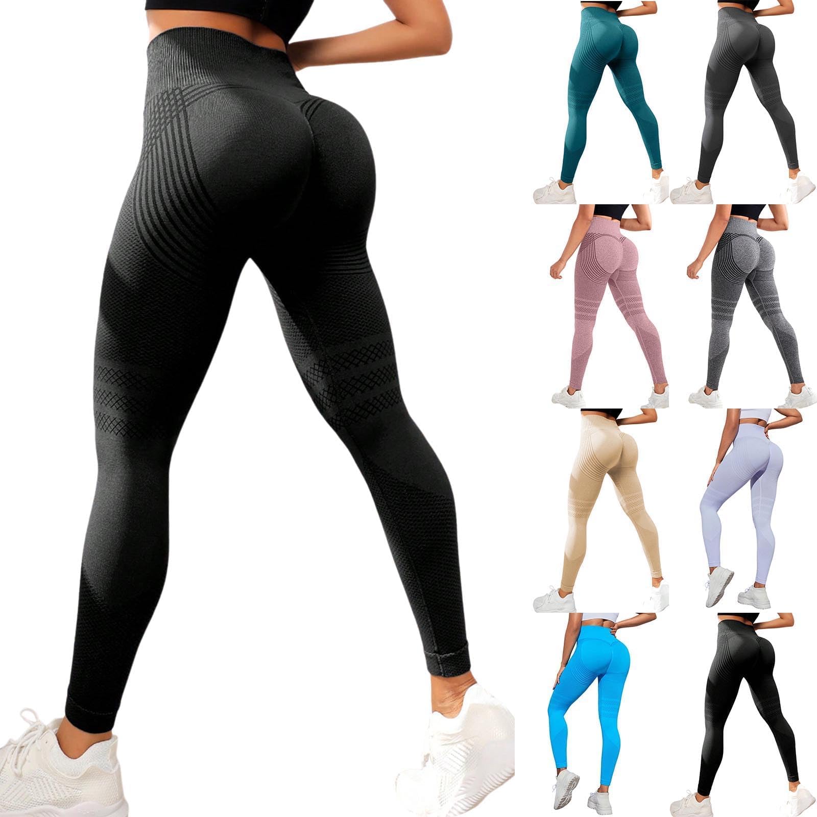 riou 3D Anti-Cellulite Leggings, Women's 3D Compression, High Waist Slimming, Seamless, Sports Pants for Running, Yoga Fitness Sports Pants