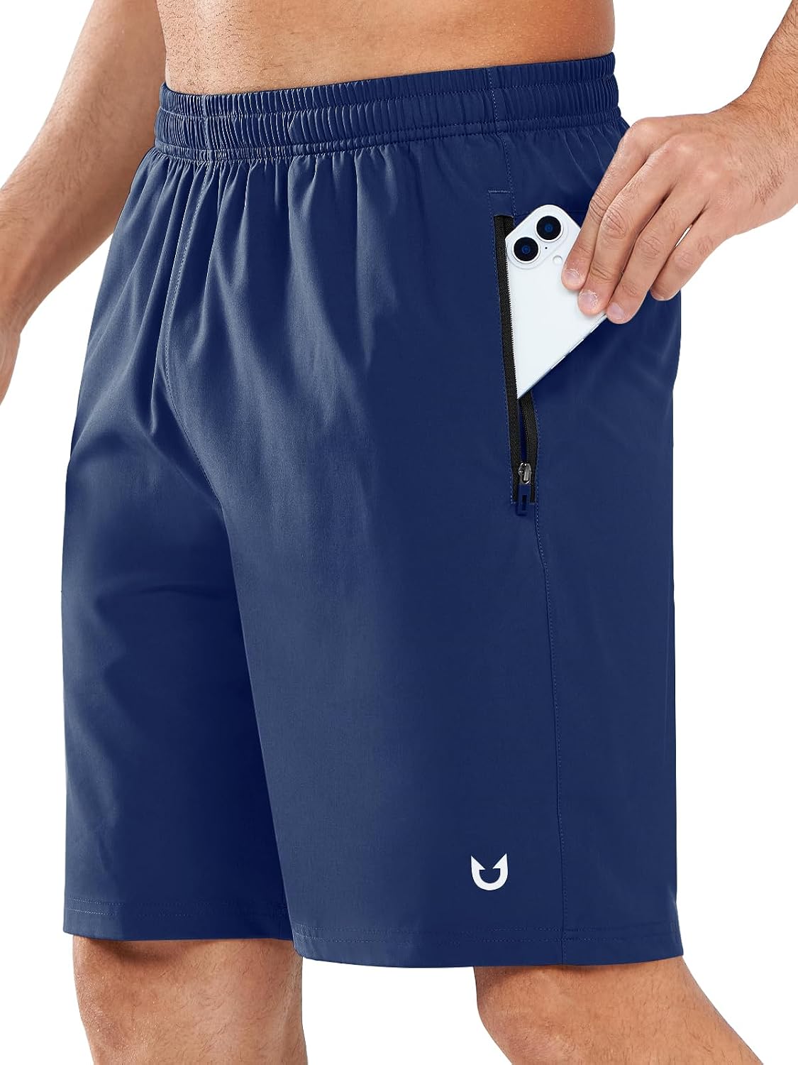 NORTHYARD Men's Athletic Running Shorts Quick Dry Lightweight Zip Pockets | 5", 7", 9" Inseam, Unlined, Adjustable Waist, Moisture Wicking, 4-Way Stretch, UPF 50+, Workout Gym Tennis Basketball Hiking