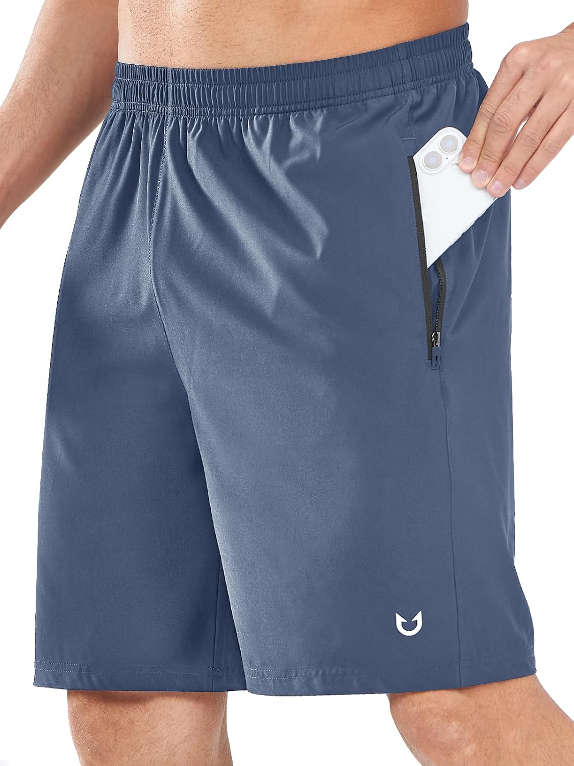 NORTHYARD Men's Athletic Running Shorts Quick Dry Lightweight Zip Pockets | 5", 7", 9" Inseam, Unlined, Adjustable Waist, Moisture Wicking, 4-Way Stretch, UPF 50+, Workout Gym Tennis Basketball Hiking
