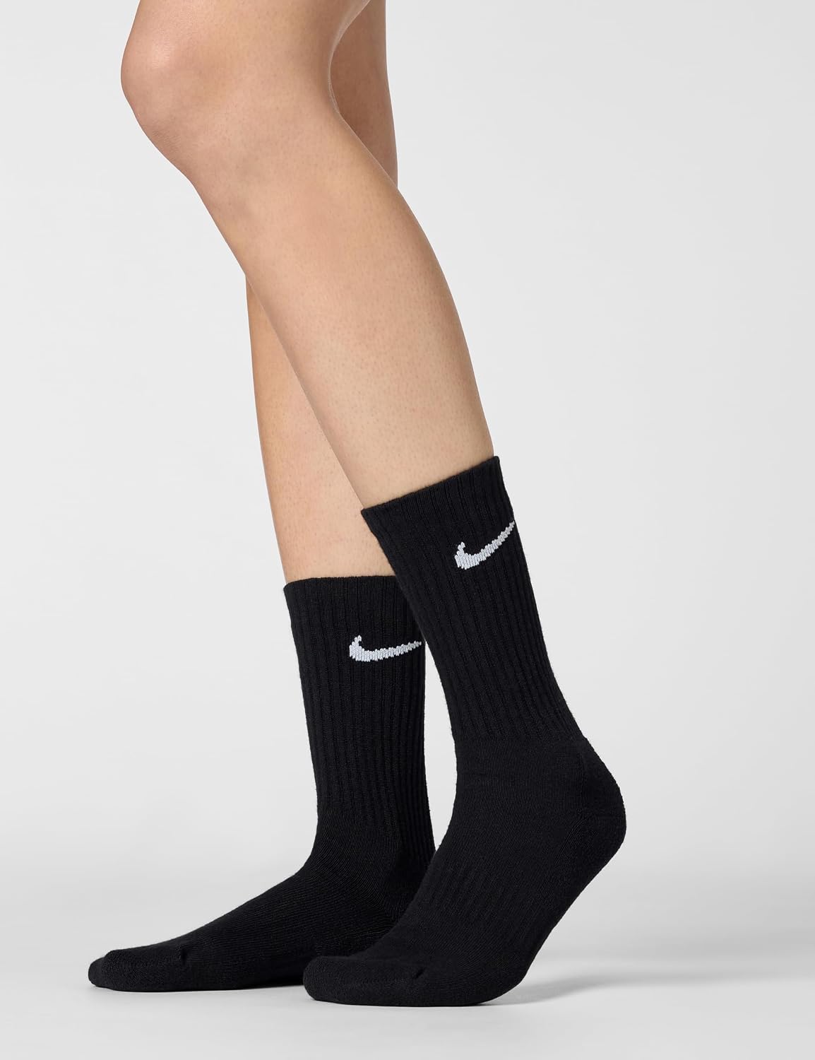 Nike Unisex Adult Everyday Cushioned Training Crew Socks (6-Pack) | Mens and Womens