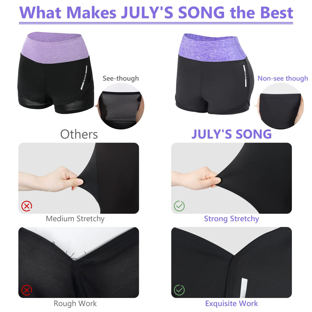 JULY'S SONG Yoga Clothes 5 Piece Sport Suits For Women Gym Running Quick Dry Sportswear For Ladies Sportswear Fitness Apparel