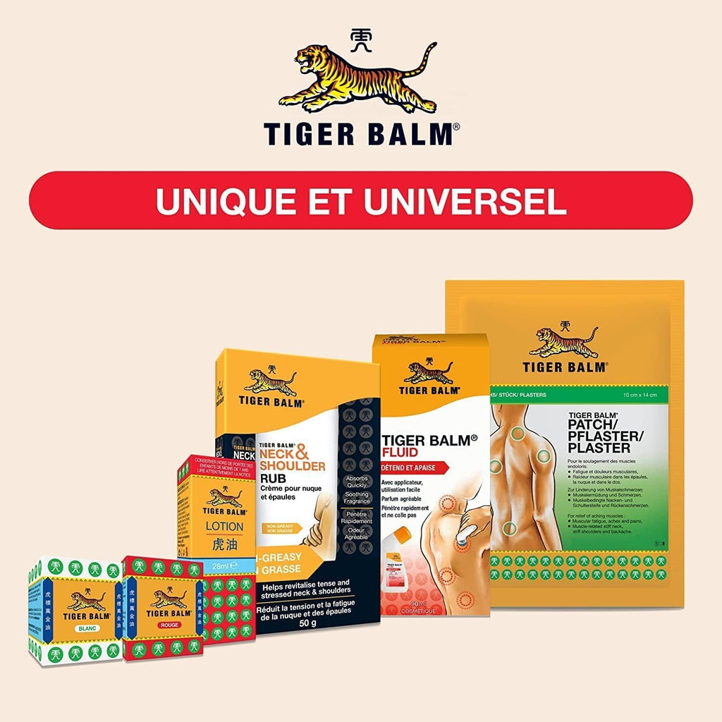 Tiger Balm® Baume du Tigre® Baume Rouge, Effet chaud, Avant l'effort, 30 g