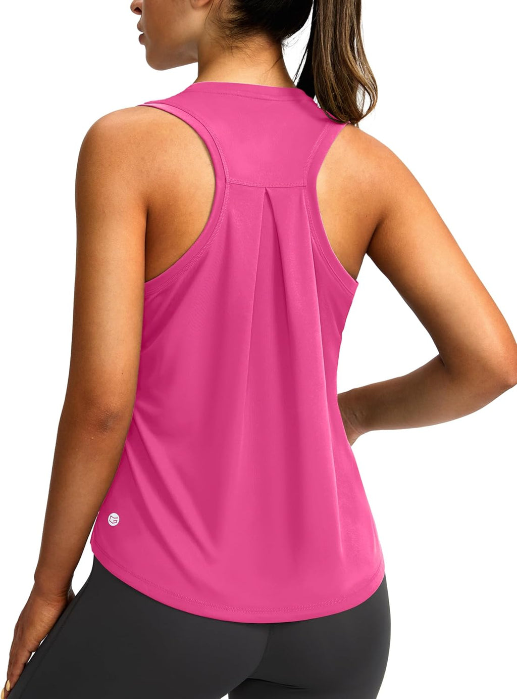 G Gradual Women's Workout Tops Racerback Athletic Tank Tops | Sleeveless, Loose Fit, Crew Neck, Ultra-soft, Moisture Wicking, Yoga Running Gym Shirts for Women