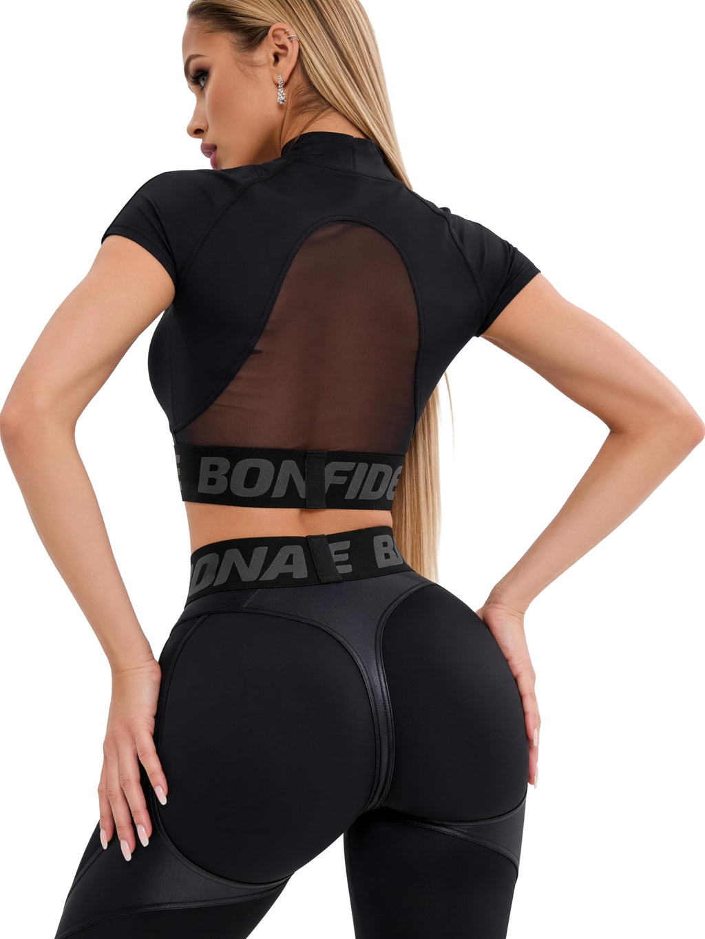 Bona Fide Women's Performance Top - Breathable Slim Fit Yoga Fitness | tank top or t-shirt, short or long sleeve, stretchy fabric, running and gym