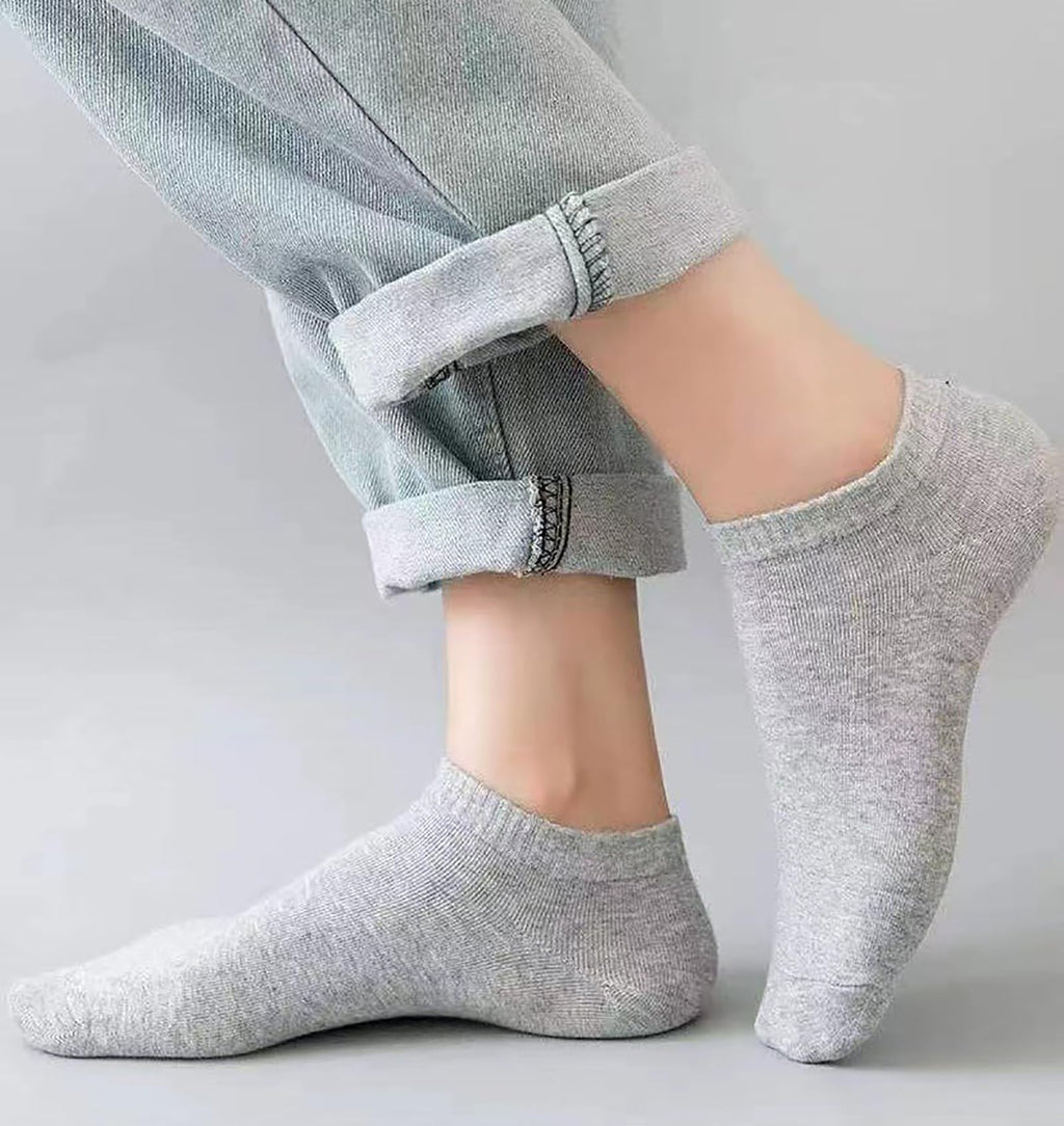 12-30 Pairs Low Cut Ankle Socks for Women No Show Casual Breathable Athletic Socks Bulk for Sport
