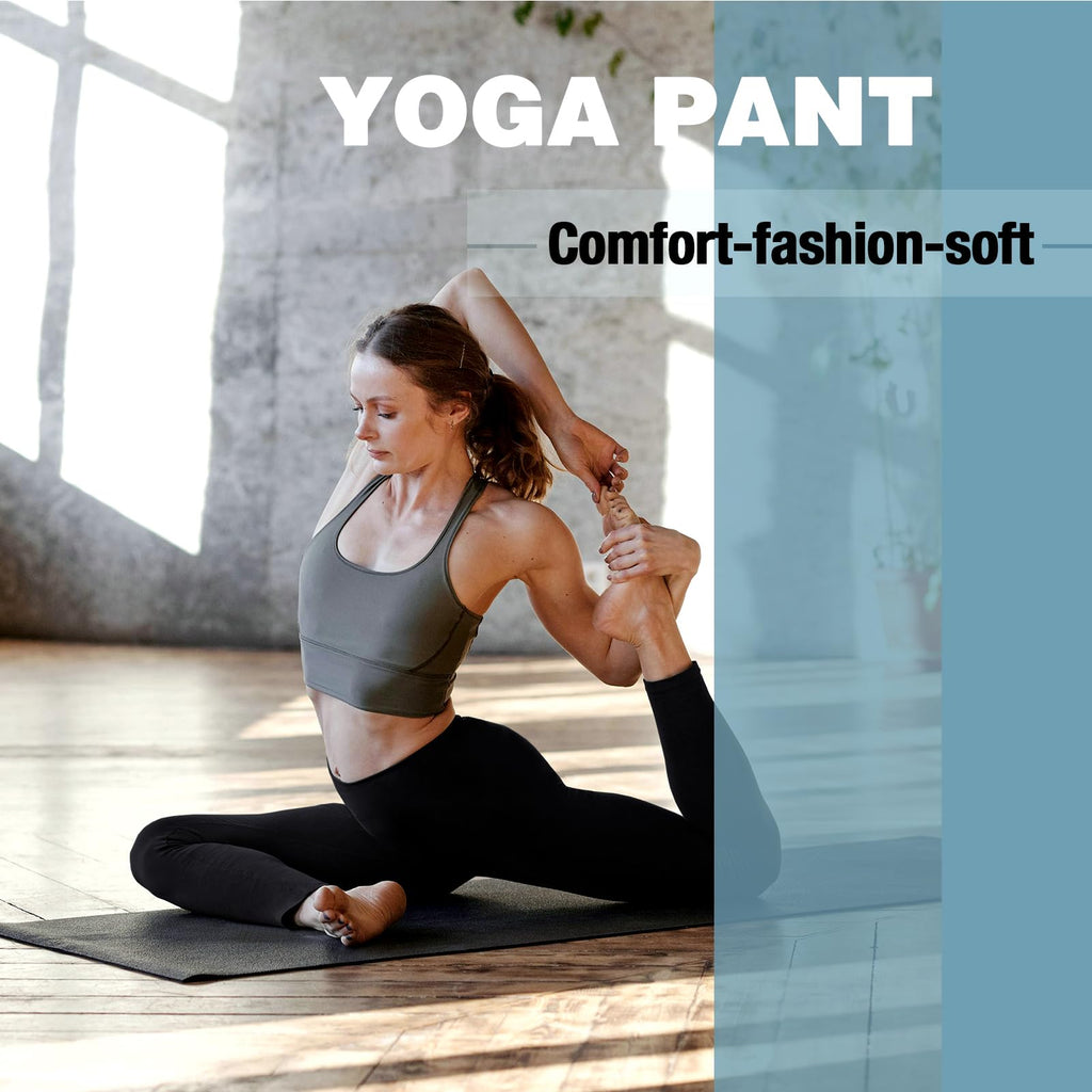 SINOPHANT High Waisted Leggings Women with Pockets | Women, Full Length, Buttery Soft Stretchy, Yoga Pants