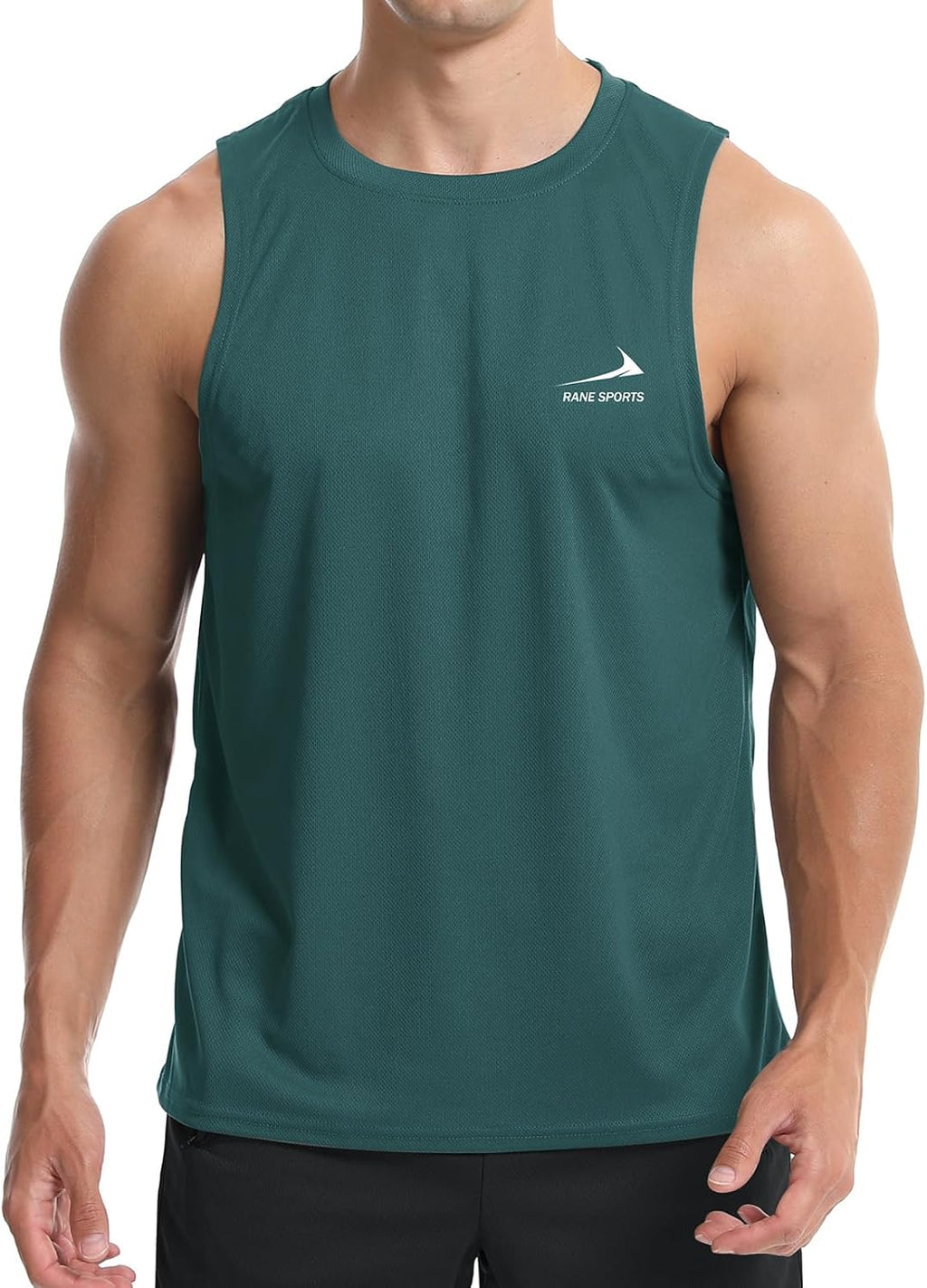 Men's Sleeveless Vest Running Gym Quick Dry Breathable Vest Sports T-Shirt