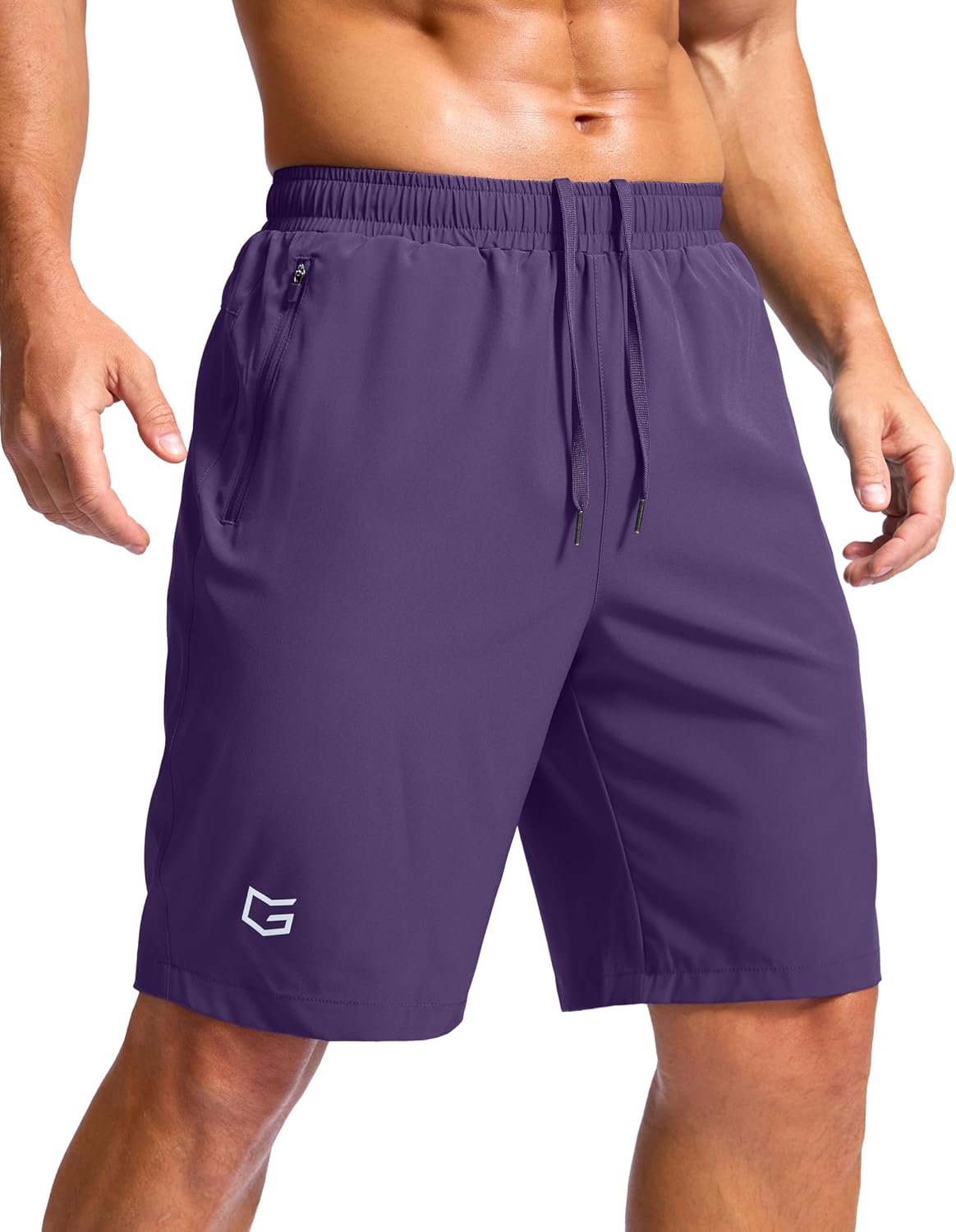 G Gradual Men's Athletic Running Shorts with 2 Zipper Pockets 7"/ 5"/ 9" | Quick Dry, Lightweight, Breathable, Moisture Wicking, Workout, Gym