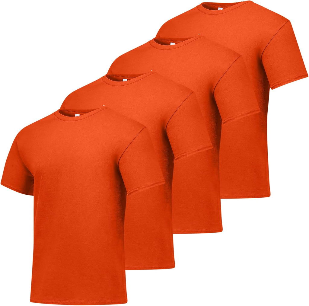 Hanes Men's T-Shirt Pack - 4 or 6 Pack - Essential-T Crewneck Cotton T-Shirts - Everyday Men's Clothing - Big & Tall