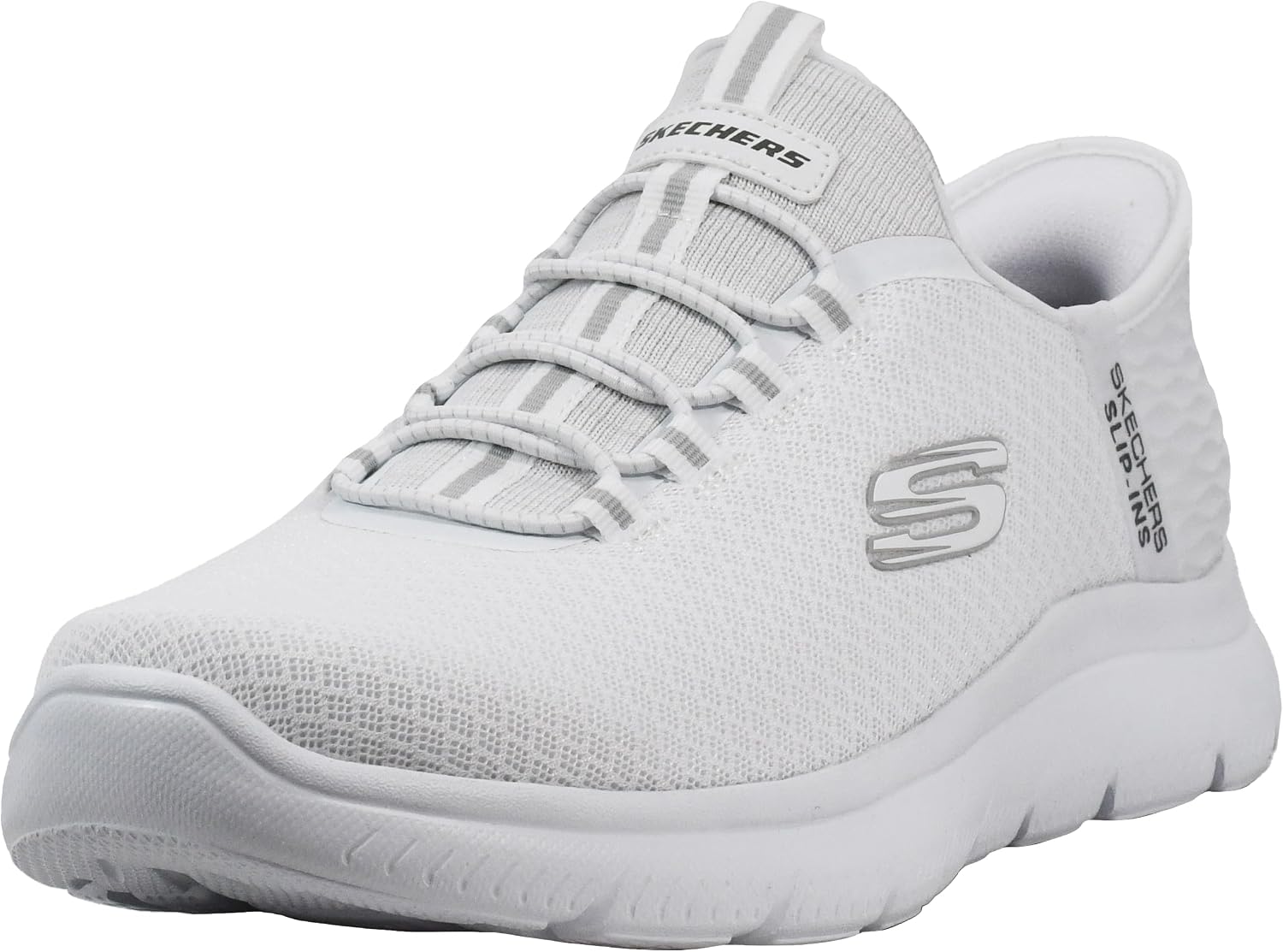 Skechers Men's Summits High Range Slip-in | Hands Free Slip-ins, Air-Cooled Memory Foam, Machine Washable, Vegan, Casual