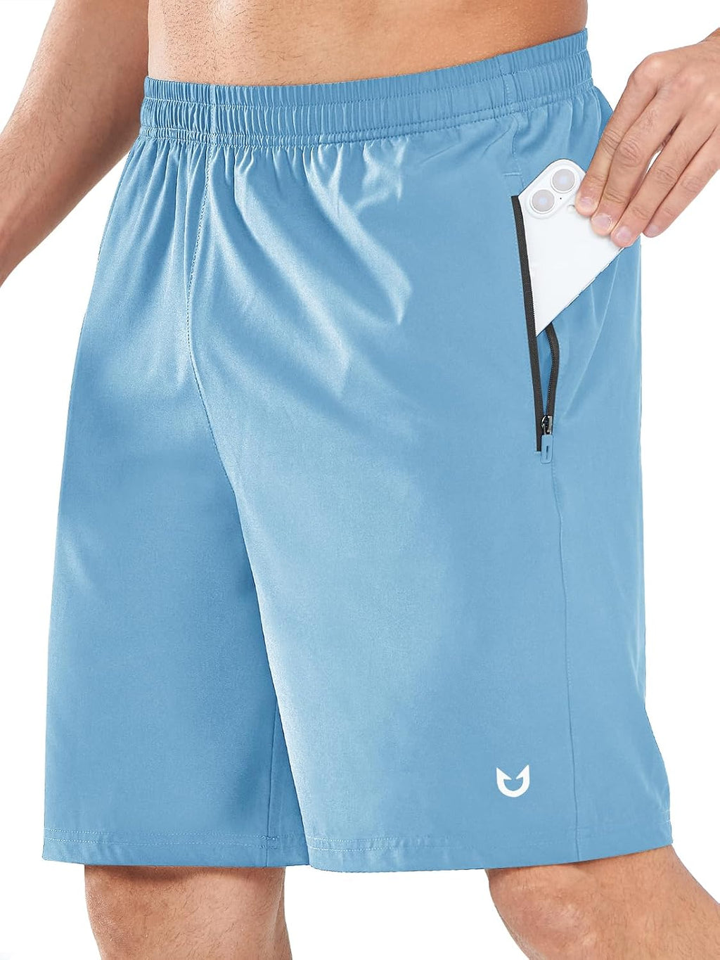 NORTHYARD Men's Athletic Running Shorts Quick Dry Lightweight Zip Pockets | 5", 7", 9" Inseam, Unlined, Adjustable Waist, Moisture Wicking, 4-Way Stretch, UPF 50+, Workout Gym Tennis Basketball Hiking