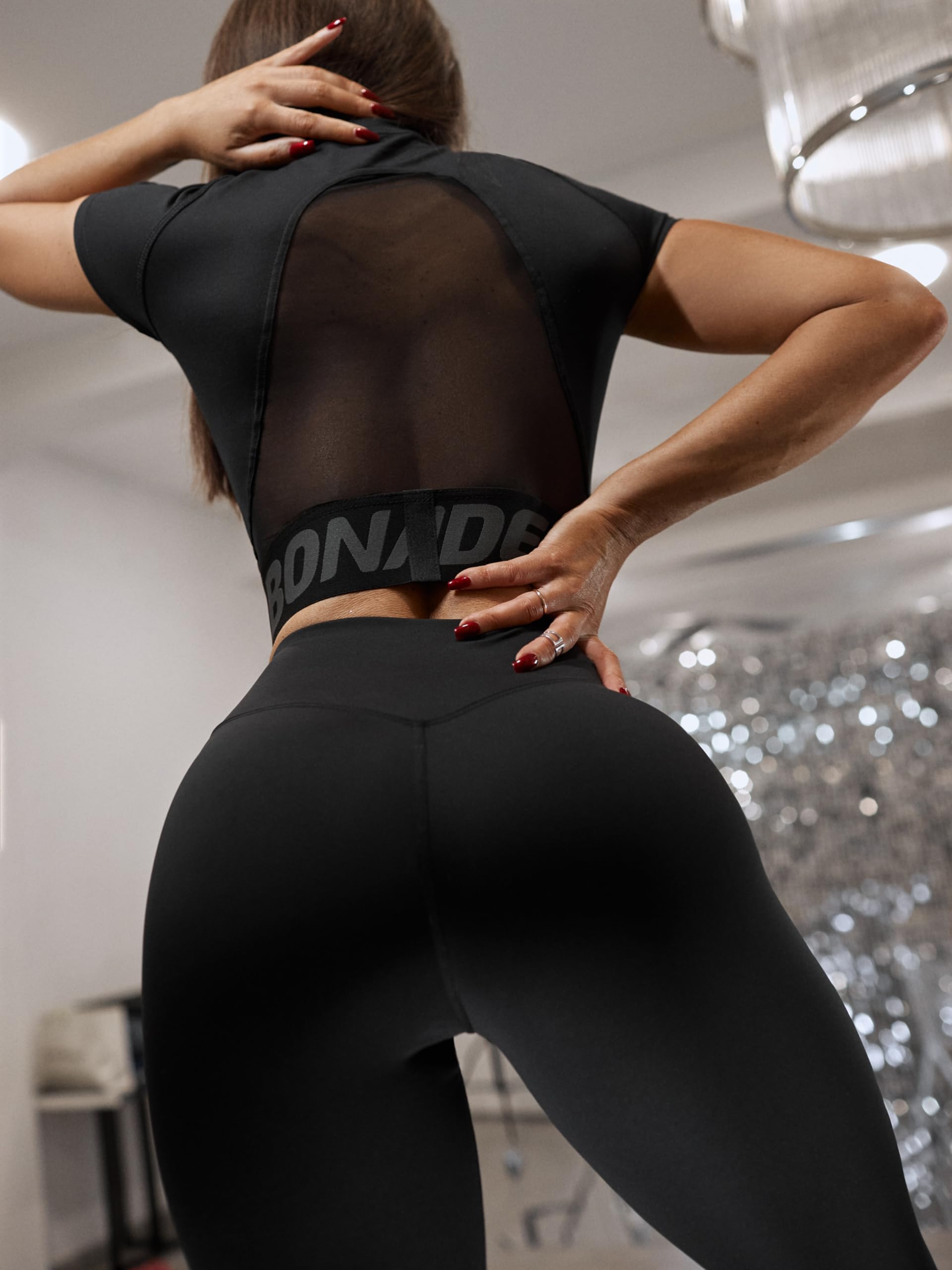 Bona Fide Women's Performance Top - Breathable Slim Fit Yoga Fitness | tank top or t-shirt, short or long sleeve, stretchy fabric, running and gym