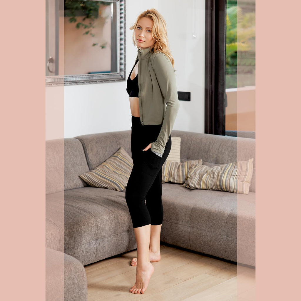 SINOPHANT High Waisted Leggings Women with Pockets | Women, Full Length, Buttery Soft Stretchy, Yoga Pants