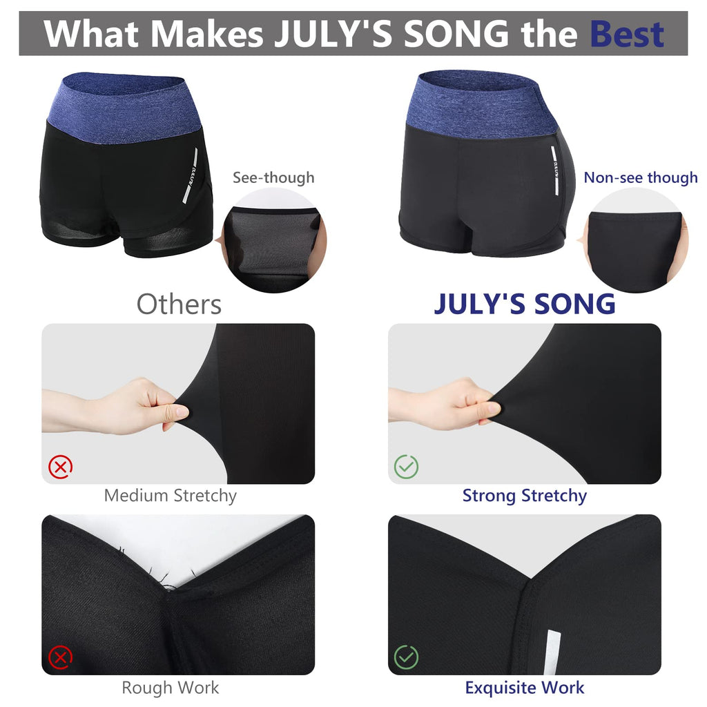JULY'S SONG Yoga Clothes 5 Piece Sport Suits For Women Gym Running Quick Dry Sportswear For Ladies Sportswear Fitness Apparel