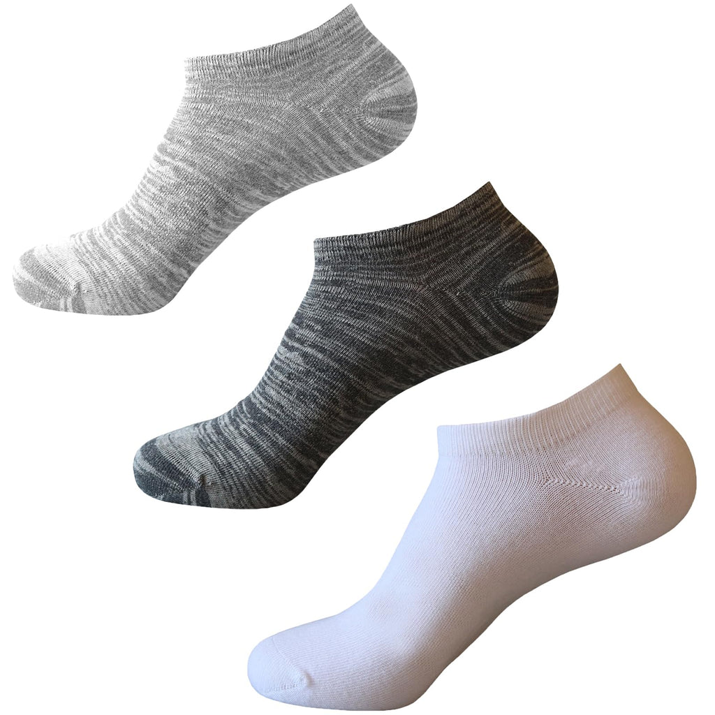 12-30 Pairs Low Cut Ankle Socks for Women No Show Casual Breathable Athletic Socks Bulk for Sport