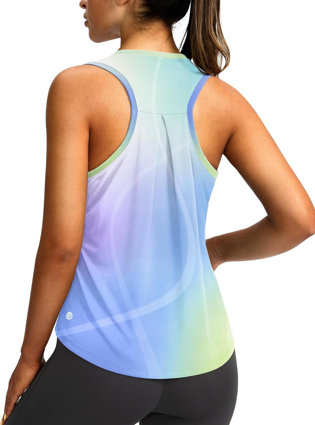 G Gradual Women's Workout Tops Racerback Athletic Tank Tops | Sleeveless, Loose Fit, Crew Neck, Ultra-soft, Moisture Wicking, Yoga Running Gym Shirts for Women